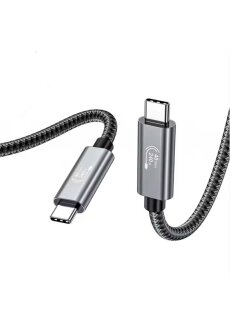 USB4 Kabel 40Gbps 240W 5A Schnellladen | Thunderbolt 3 &amp; 4 kompatibel | 8K 60Hz USB-C Power Delivery 1m