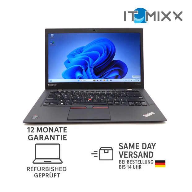 LenovoThinkPad  X1 Carbon 3 Core i5 Gen3  2,30Ghz 8GB 256Gb FHD WIND11