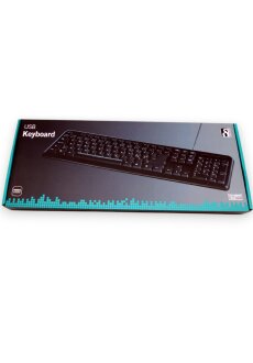 DELTACO TB-53 USB Tastatur PC Keyboard QWERTY Deutsch Kabelgebunden Neu OVP