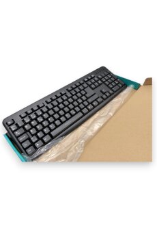 DELTACO TB-53 USB Tastatur PC Keyboard QWERTY Deutsch Kabelgebunden Neu OVP