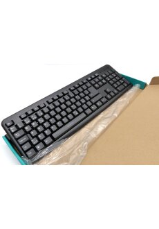 DELTACO Tastatur TB-53 PC keyboard USB  QWERTY | ohne Maus