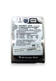WD Scorpio Black 320GB HDD WD3200BEKT 7200rpm 2,5"...
