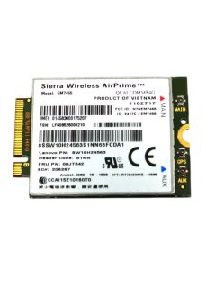 Lenovo 4G Modul EM7455 FRU 00JT542 SW10H24563 Sierra Wireless M.2