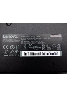 Lenovo ThinkPad Pro Docking Station 40AH | ohne Netzteil