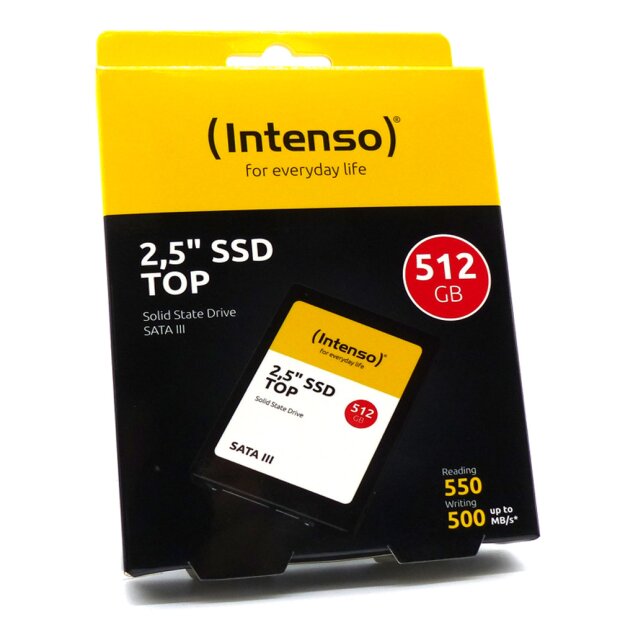 Intenso 2,5&quot; SSD TOP Performance 512 GB SATA III Festplatte