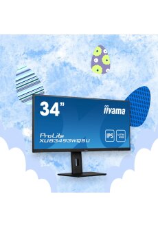 iiyama ProLite XUB3493WQSU-B1 3440 x 1440 Pixel, 34&quot;IPS Ultra-Wide Screen