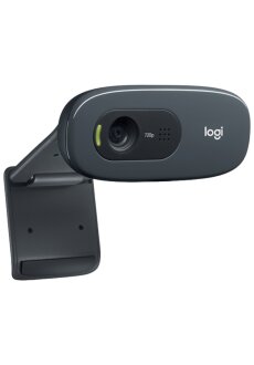 Logitech Webcam C270 &ndash; 720p HD, USB, integriertes Mikrofon, Neu &amp; OVP