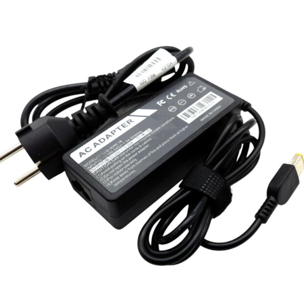 Universal Netzteil Ladeger&auml;t 65W 20V Lenovo ThinkPad X1 IdeaPad Yoga 11/11S Laptop