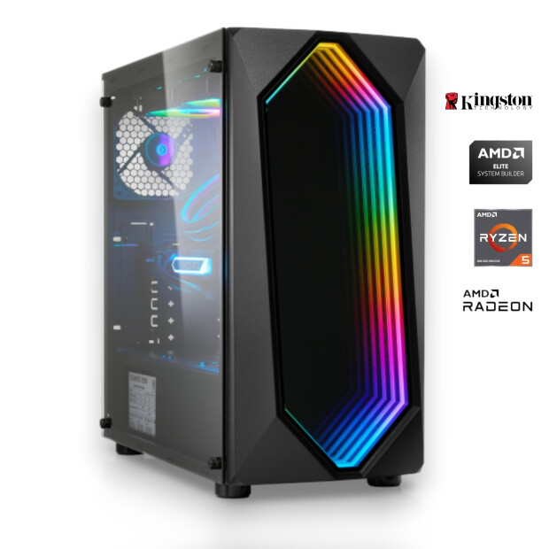 High-End Gaming PC | Ryzen 5 7500F | RTX 5070 | 32GB DDR5 | 1TB SSD | Win 11 Pro