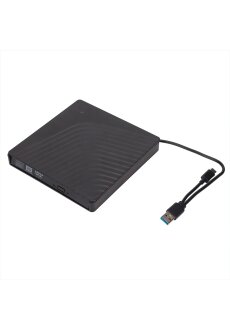 USB 3.1 Typ-C Externes CD/DVD-Laufwerk &ndash; Plug &amp; Play CD/DVD Brenner &amp; Leser &ndash; Optisches Laufwerk RW f&uuml;r Laptops