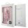 Guess iPhone 16 Pro Max R&uuml;ck-Cover H&uuml;lle - Magsafe IML Blumen mit Perlenkette - Rosa