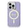 GUESS Apple iPhone 16 Pro Max  Handyh&uuml;lle Cover H&uuml;lle Magsafe IML Glitter Lila