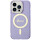 Handyh&uuml;lle Guess iPhone 16 Pro Max Handyh&uuml;lle MagSafe IML Glitter Elegan Lila