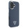 Handyh&uuml;lle Guess iPhone 16 H&uuml;lle MagSafe PU Leder Dreiecksmuster Blau Eleganter