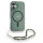 GUESS Apple iPhone 16 Pro Max  Handyh&uuml;lle Cover H&uuml;lle Magsafe IML Glitter mit Perlenband Gr&uuml;n