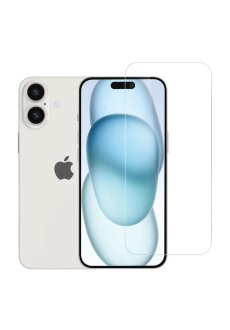 Panzerfolie 9H f&uuml;r iPhone 16 Plus &ndash; Panzerglas Displayschutzfolie Transparent