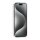 UNIQ iPhone 16 Pro R&uuml;ck-Cover H&uuml;lle - Silikon - Marmor Wei&szlig;