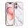 iPhone 16 H&uuml;lle Marmor Wei&szlig; &ndash; TUNIQ Silikon Schutzh&uuml;lle R&uuml;ck-Cover