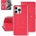 Apple iPhone16 Pro Max Handyh&uuml;lle H&uuml;lle mit Kartenhalter Pink