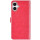Apple iPhone 16 Plus Handyh&uuml;lle 2in1 Leder Handytasche Pink