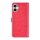 UNIQ iPhone 16 Book-Case H&uuml;lle mit Kartenhalter &ndash; Hot Pink