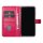 UNIQ iPhone 15 Book-Case H&uuml;lle mit Kartenhalter &ndash; Hot Pink