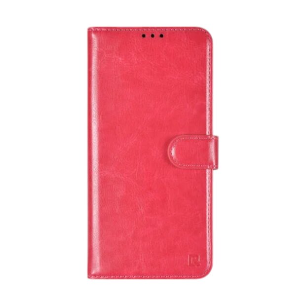 TUNIQ iPhone 16 Pro Max Book-Case H&uuml;lle mit Kartenhalter &ndash; Hot Pink