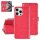 UNIQ iPhone  16 Pro Max Book-Case H&uuml;lle mit Kartenhalter &ndash; Hot Pink