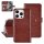 UNIQ iPhone 16 Pro Book-Case H&uuml;lle mit Kartenhalter  Braun