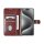 UNIQ iPhone 16 Pro Book-Case H&uuml;lle mit Kartenhalter  Braun