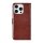 UNIQ iPhone 16 Pro Book-Case H&uuml;lle mit Kartenhalter  Braun