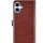 Apple iPhone 16 Plus Handyh&uuml;lle 2in1 Leder Handytasche Braun