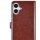 Apple iPhone 16 Plus Handyh&uuml;lle 2in1 Leder Handytasche Braun
