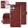UNIQ iPhone 16 Plus Book-Case H&uuml;lle mit Kartenhalter &ndash;Braun