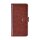 UNIQ iPhone 16 Plus Book-Case H&uuml;lle mit Kartenhalter &ndash;Braun