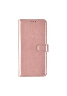 TUNIQ iPhone 16 Pro Max Book-Case H&uuml;lle mit Kartenhalter Rose-Gold