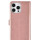 Apple iPhone16 Pro Max Handyh&uuml;lle H&uuml;lle mit Kartenhalter Rose-Gold