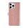 UNIQ iPhone 16 Pro Max Book-Case H&uuml;lle mit Kartenhalter Rose-Gold