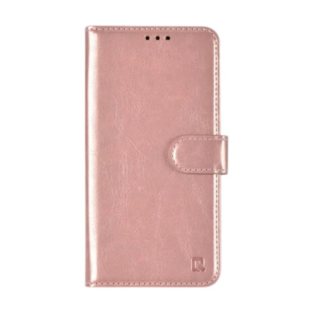 TUNIQ iPhone 16 Book-Case H&uuml;lle mit Kartenhalter Rose-Gold