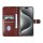 UNIQ iPhone 16 Pro Max Book-Case H&uuml;lle mit Kartenhalter Braun