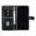 iPhone 15 Book Case H&uuml;lle Wallet Magnet Klapph&uuml;lle Kartenfach Schwarz
