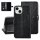 UNIQ iPhone 15 Book-Case H&uuml;lle mit Kartenhalter Schwarz Eleganter
