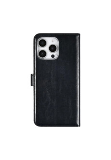 Apple iPhone16 Pro Max Handyh&uuml;lle H&uuml;lle mit Kartenhalter Schwarz