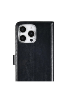 Apple iPhone16 Pro Max Handyh&uuml;lle H&uuml;lle mit Kartenhalter Schwarz