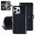 UNIQ iPhone16 Pro Max Book-Case H&uuml;lle mit Kartenhalter Schwarz Elegante