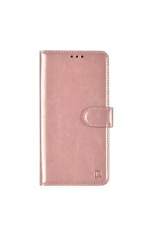 Apple iPhone 16 Plus Handyh&uuml;lle 2in1 Leder Handytasche Rosa-Gold