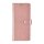 UNIQ iPhone 16 Plus Book-Case H&uuml;lle mit Kartenhalter Rosa-Gold