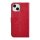 UNIQ iPhone 15 Book-Case H&uuml;lle mit Kartenhalter Rot