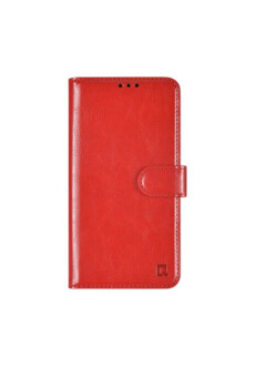 UNIQ iPhone 16 Pro Book-Case Hülle mit Kartenhalter Rot
