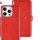 Apple iPhone16 Pro Max Handyh&uuml;lle H&uuml;lle mit Kartenhalter Rot